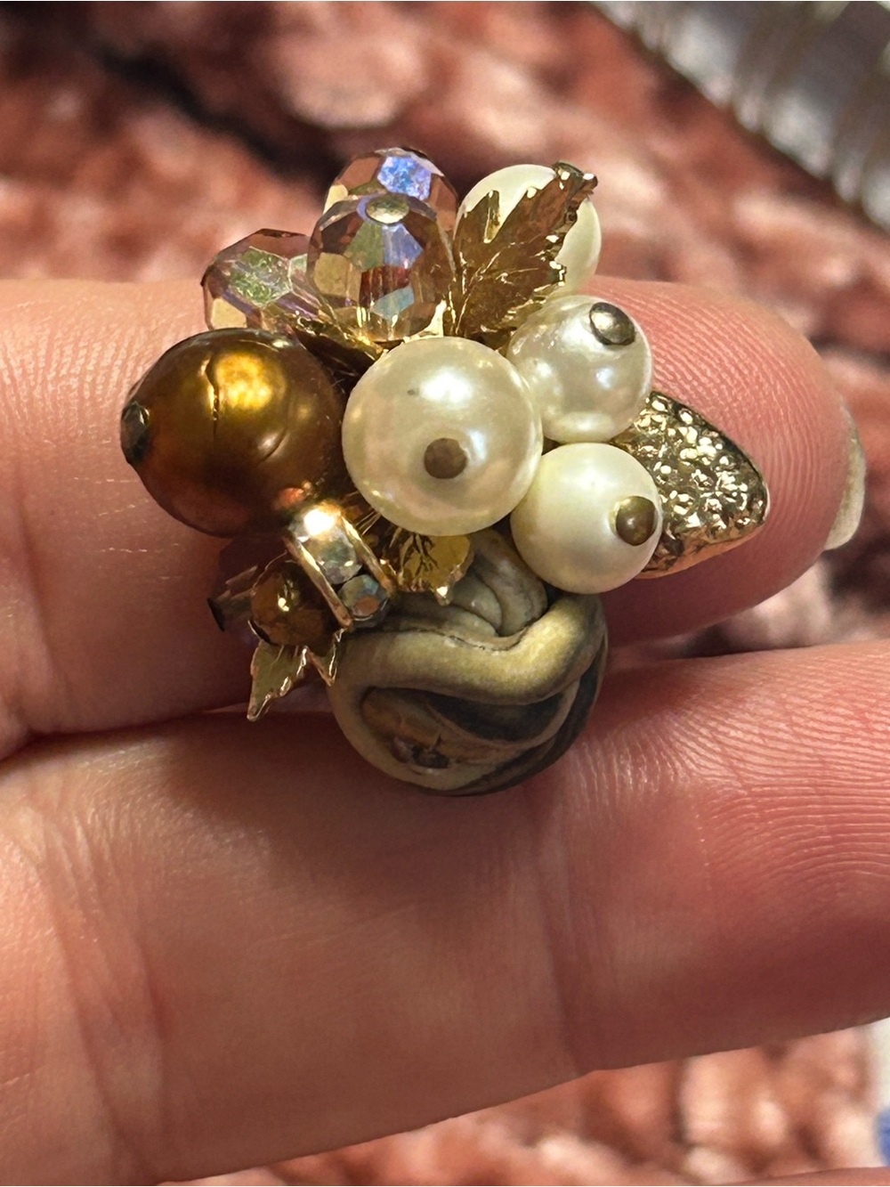 Vendome 50’s Cluster Clipon/Screwbacks Earrings - Picture 2 of 11